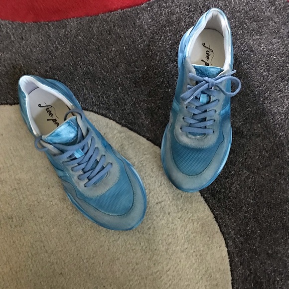 Free People Let’s Wander Washed Sneaker - Picture 9 of 11